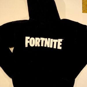 Fort night boys black hoodie like new